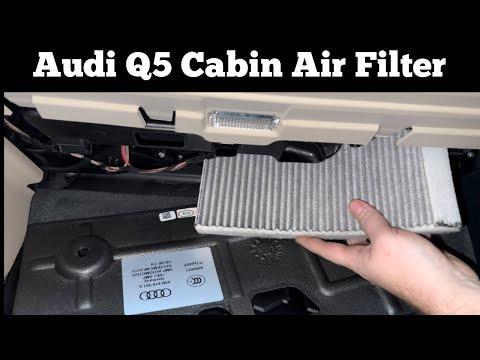 2018 - 2020 Audi Q5 Cabin Air filter Replacement - How To Replace Or Change Q5 AC Filter Location