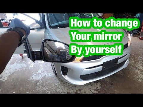 How to Replace the Side View Mirror on a 2016 Kia Rio (LH or RH)