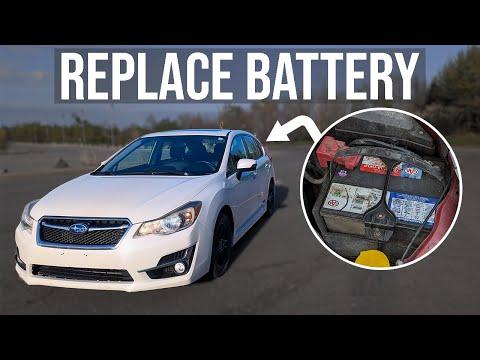How to Replace the 12V Battery on a 2016 Subaru Impreza (Group Size 35)