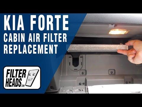 How to Replace Cabin Air Filter 2015 Kia Forte | AQ1121