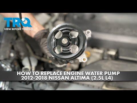 How to Replace Engine Water Pump 2012-2018 Nissan Altima 2.5L L4