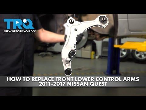 How to Replace Front Lower Control Arms 2011-2017 Nissan Quest