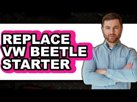 How to Replace the Starter Motor on a 2016 Volkswagen Beetle