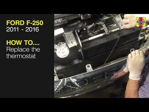How to Replace the Thermostat on a 2016 Ford F-250 Super Duty 6.2L
