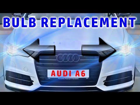 How to Replace Both Headlight Bulbs on a 2016 Audi A6 (HID D3S or Halogen H7)