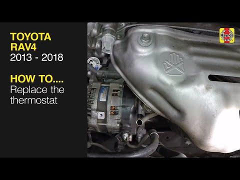 How to Replace the thermostat on the Toyota RAV4 2013 to 2018