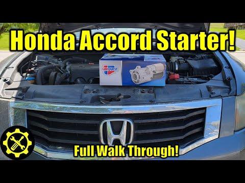 2008 - 2012 Honda Accord 2.4L Starter Replacement (Ultimate Guide)