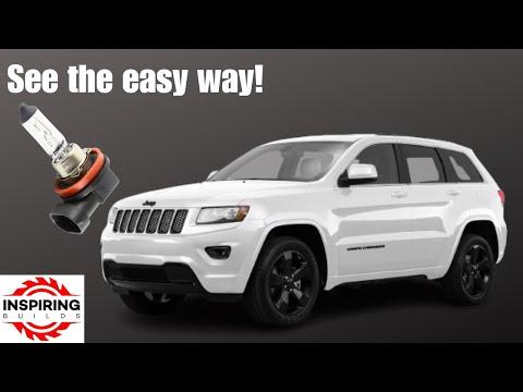 Jeep Grand Cherokee Headlight Bulb Replacement (2011-2019)