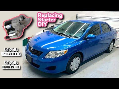 How To Replace Starter in Toyota Corolla 2009-2013