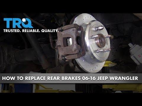 How to Replace Rear Brakes 06-18 Jeep Wrangler