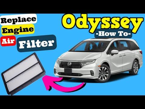 How to Replace the Engine Air Filter on a 2018-2026 Honda Odyssey (Engine: V6 3.5L)