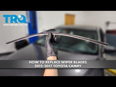 How to Replace Wiper Blades 2012-2017 Toyota Camry