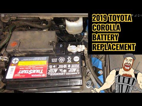 How to Replace the 12V Battery on a 1971-2019 Toyota Corolla (Engine: Inline 4 1.8L)