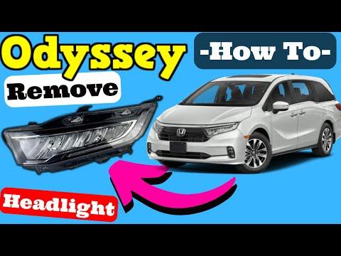 Honda Odyssey How To Replace Headlight Assembly Remove Removal 2018 2019 2020 2021 2022