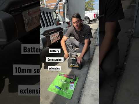 How to Replace the Battery on a 2012-2024 Jeep Wrangler (Engine: V6 3.6L)