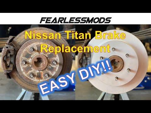 How to Replace Front Brake Pads and Rotors on a 2011-2024 Nissan TITAN (Trim: PRO-4X)