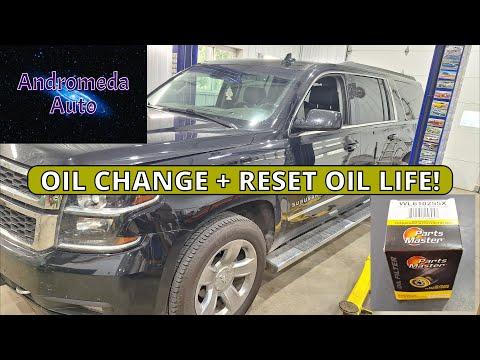 How to Change Oil & Reset Oil Light | 2015 2016 2017 2018 2019 2020 Chevy Suburban 1500 (5.3L)