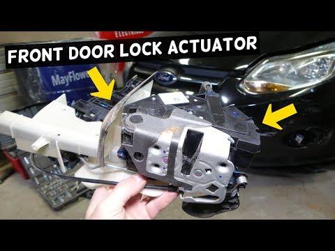How to Replace the Front Door Lock Actuator on a 2012-2018 Ford Focus