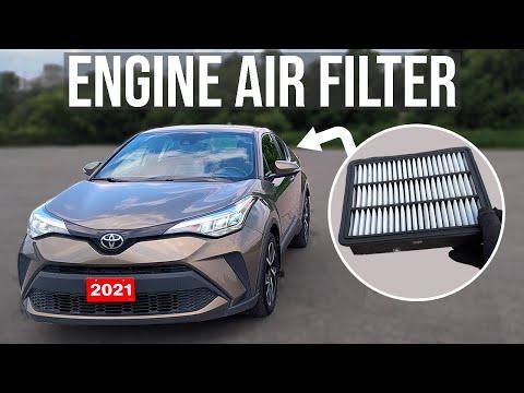 How to Replace Engine Air Filter - Toyota C-HR (2018-2022)