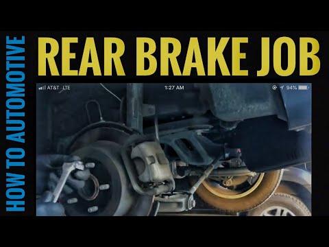 How To Replace The Rear Brake Pads And Rotors On A 2008-2013 Toyota Highlander
