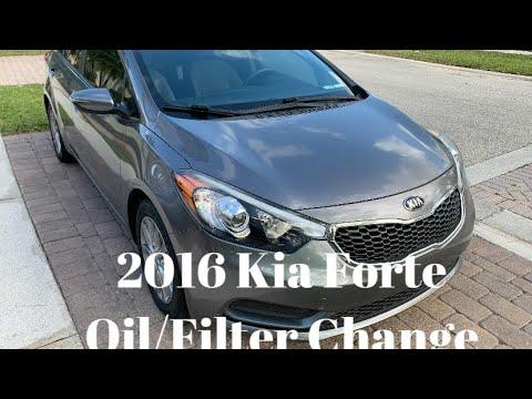 How to change the oil on a 2016 Kia Forte