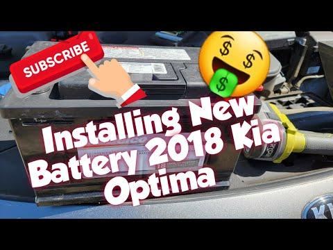 How to: Install Replacement Battery 2018 Kia Optima