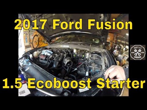 How to Replace the Starter Motor on a 2012-2020 Ford Fusion (Engine: Inline 4 2.5L)
