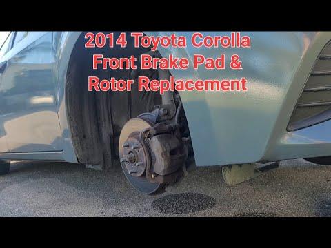 2014 Toyota Corolla // Front Brake Pad & Rotor Replacement