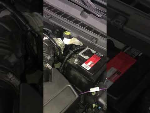 How to Replace the 12V Battery on a 2016 Ford Edge (Under-Cowl Location)