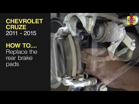 How to Replace Rear Brake Pads on a 2015 Chevrolet Cruze (Twist-In Caliper Piston)