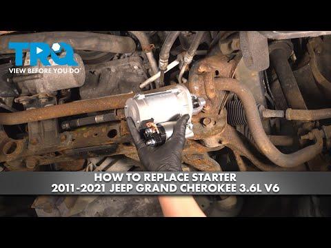 How to Replace the Starter Motor on a 2009-2021 Jeep Grand Cherokee (Engine: V6 3.6L)