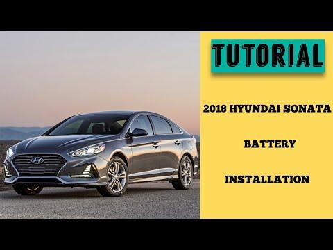 How to Replace the 12-Volt Battery in a 2014-2025 Hyundai Sonata (Engine: Inline 4 2.4L)