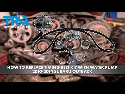 How to Replace Timing Belt Kit with Water Pump 2010-2014 Subaru Outback