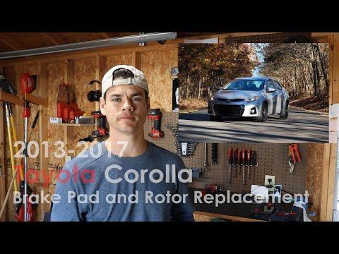 2016 Corolla Brake Pad & Rotor Replacement