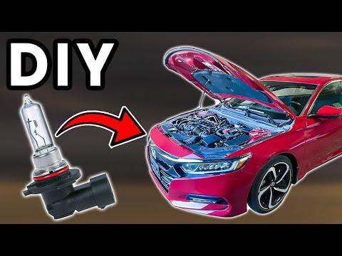 DIY 2018-2022 Honda Accord Headlight Bulb Replacement | How To Replace Honda Accord Bulbs