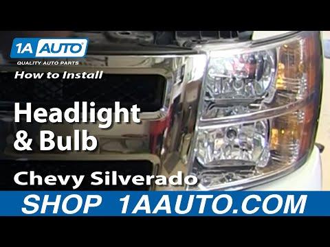 How to Replace Both Headlight Bulbs on a 2012 Chevrolet Silverado 1500
