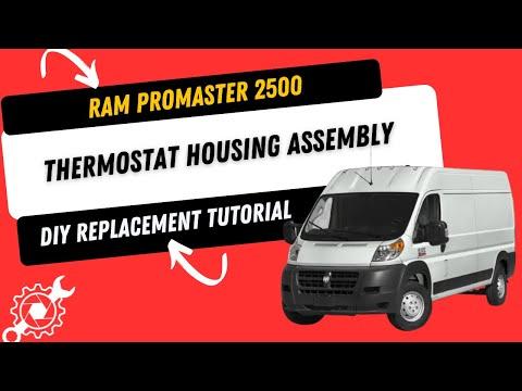 How to Replace the Thermostat Housing on a 2016 Ram ProMaster 1500 3.6L