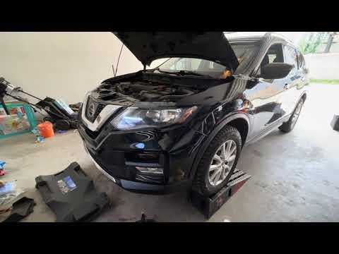Nissan Rouge (2013-2020) Oil + Filter Change in 4 minutes 2.5L engine