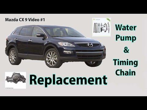 Mazda CX9 Water Pump & Timing Chain Replacement Part #1