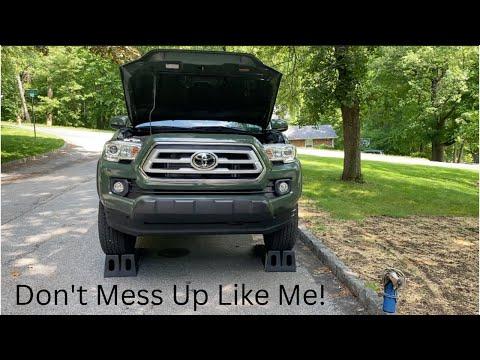 2021 Toyota Tacoma Oil Change 3.5 V6
