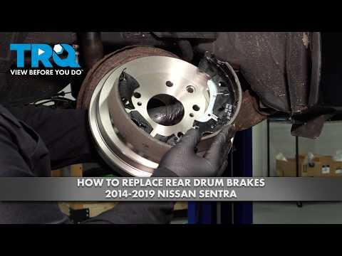 How to Replace Rear Drum Brakes 2014-2019 Nissan Sentra