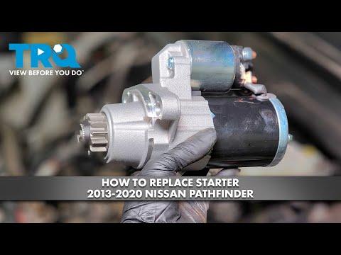 How to Replace the Starter Motor on a 2016 Nissan Pathfinder (V6)