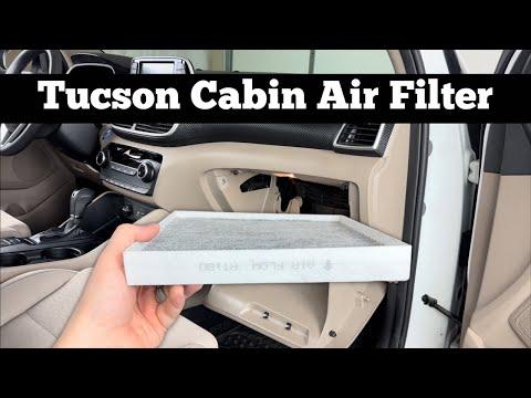 How to Replace the Cabin Air Filter on a 2016-2021 Hyundai Tucson (Engine: Inline 4 2.4L)