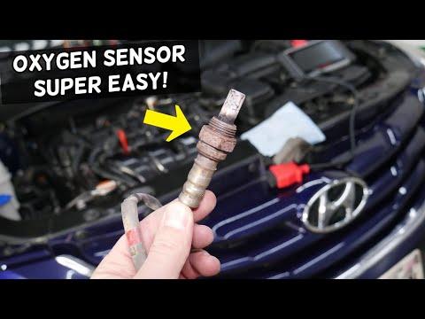 OXYGEN SENSOR BANK 1 SENSOR 2 REPLACEMENT LOCATION HYUNDAI ELANTRA TUCSON SANTA FE ACCENT VELOSTER S
