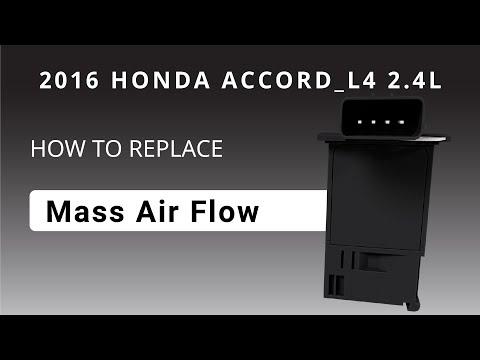 How to replace Mass Air Flow (MAF) Sensor on the 2016 Honda Accord L4, 2.0L.