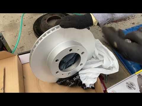 2019 Toyota Tacoma front brake pad and rotor replacement #Toyota #Tacoma #brake #DIY #Mechanic