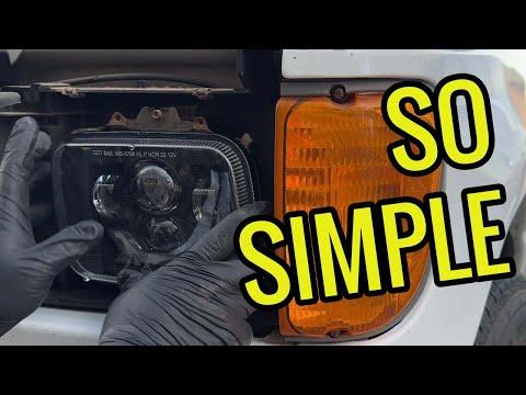How to Replace Both Headlight Bulbs (9007) on a 2004 Ford E-150