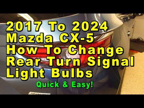 How to Replace Rear Turn Signal Bulbs on a 2017 Mazda CX-5
