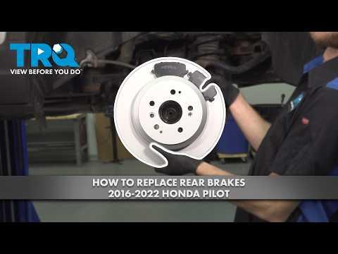 How to Replace Rear Brakes 2016-2022 Honda Pilot