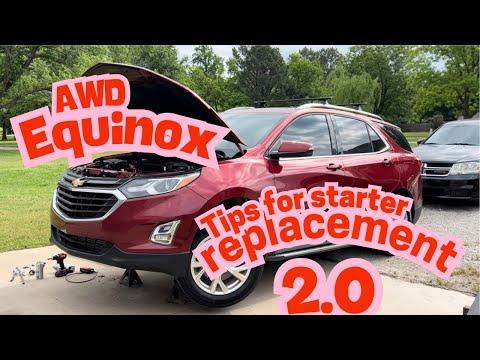 2018 Chevy Equinox. 2.0 Turbo Starter replacement TIPS.....